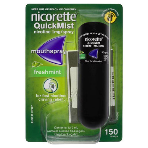 Nicorette Quickmist Mouth Spray 150 - Life Pharmacy Orewa