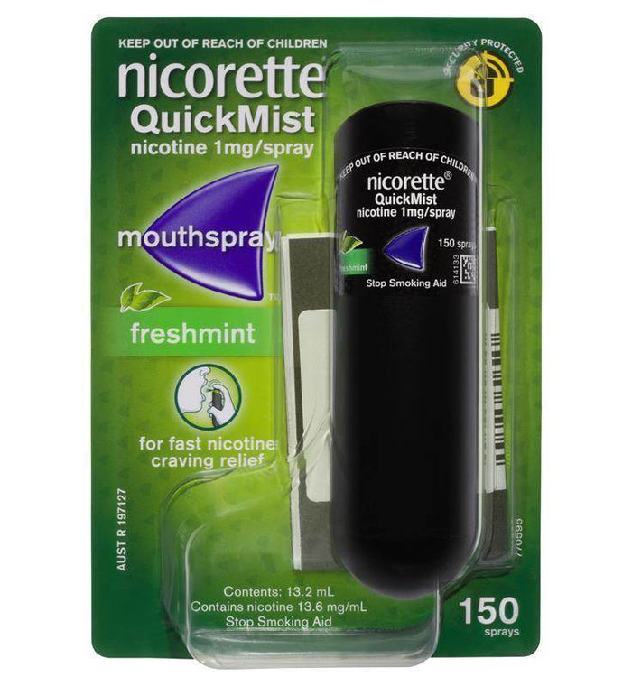 Nicorette Quickmist Mouth Spray 150 - Life Pharmacy Orewa