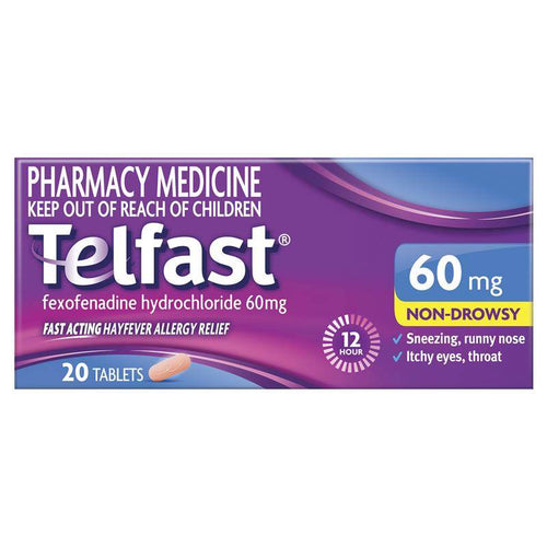 Telfast 60Mg 20 Tablets - Life Pharmacy Orewa