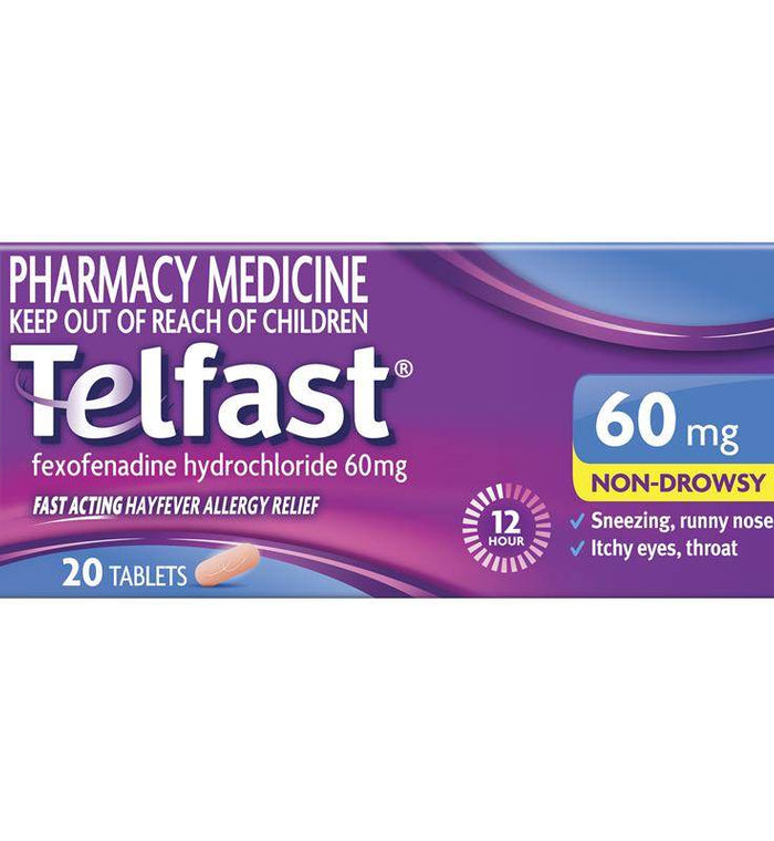 Telfast 60Mg 20 Tablets - Life Pharmacy Orewa