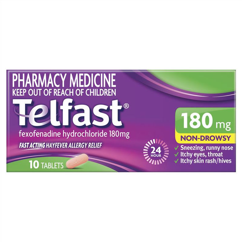 Telfast 180Mg 10 Tablets