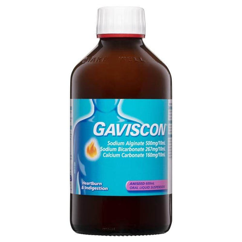 Gaviscon Core Aniseed Liquid Heartburn & Indigestion Relief 600Ml - Life Pharmacy Orewa