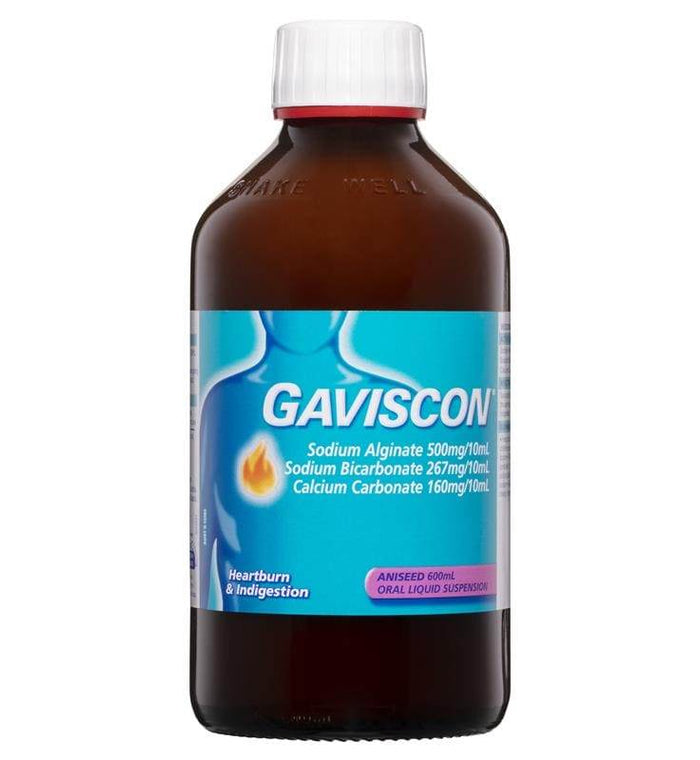 Gaviscon Core Aniseed Liquid Heartburn & Indigestion Relief 600Ml - Life Pharmacy Orewa