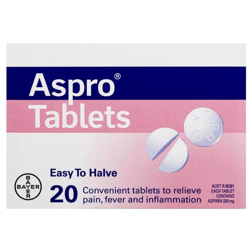 Aspro Tabs Regular 20 - Life Pharmacy Orewa