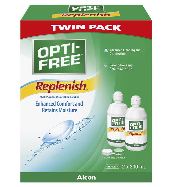 Opti Free Replenish Twin Pack 2x300ml