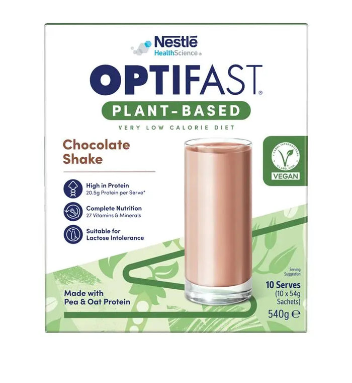 Optifast VLCD Plant Based Shake Chocolate 10 x 54g