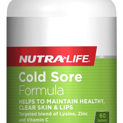 Nutra-Life Cold Sore Formula 60 - Life Pharmacy Orewa