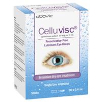Celluvisc Eye Drops 0.4ml x 30 Vials