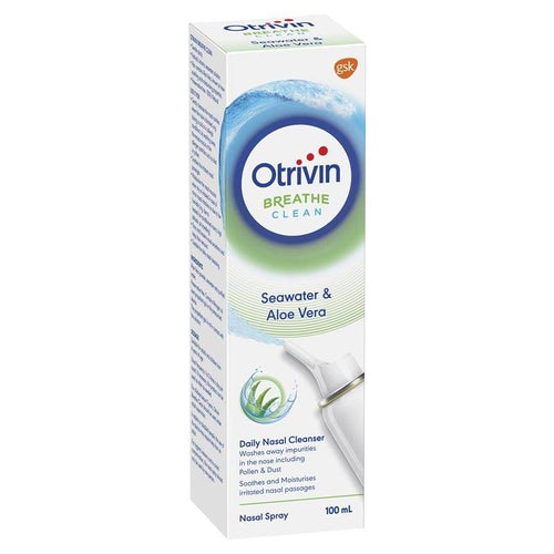 Otrivin Breathe Clean Nasal Spray 100Ml - Life Pharmacy Orewa
