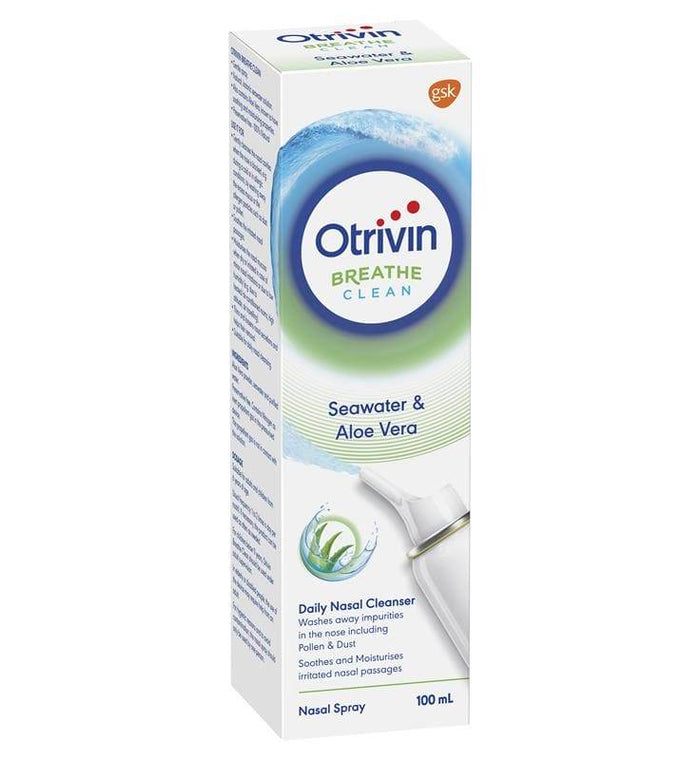 Otrivin Breathe Clean Nasal Spray 100Ml - Life Pharmacy Orewa