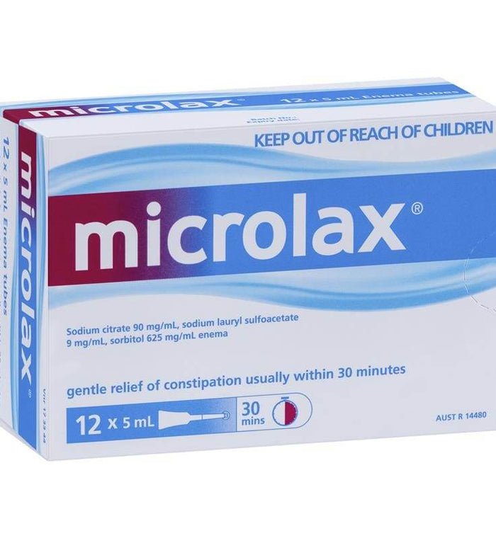 Microlax Enemas (12Pk) - Life Pharmacy Orewa