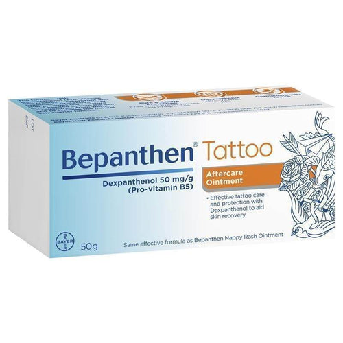 Bepanthen Tattoo Aftercare Ointment 50G - Life Pharmacy Orewa