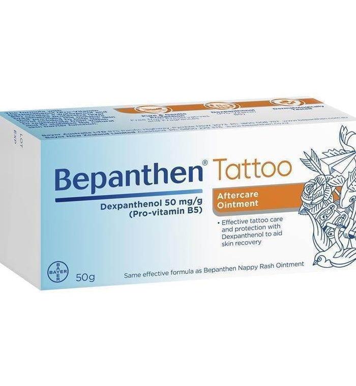Bepanthen Tattoo Aftercare Ointment 50G - Life Pharmacy Orewa