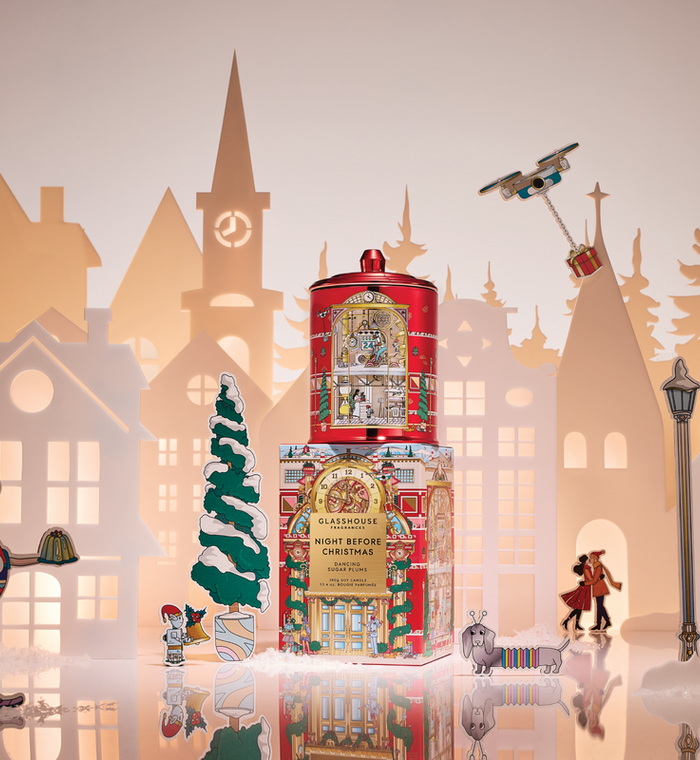 Glasshouse Fragrances Night Before Christmas Candle 380g