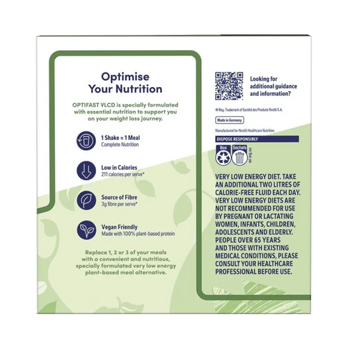 Optifast VLCD Plant Based Shake 10 X 54g - Vanilla