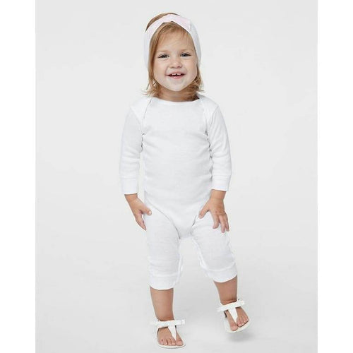 Boody Baby Bodysuit Long Sleeve 0 to 3 Months Natural White - Life Pharmacy Orewa