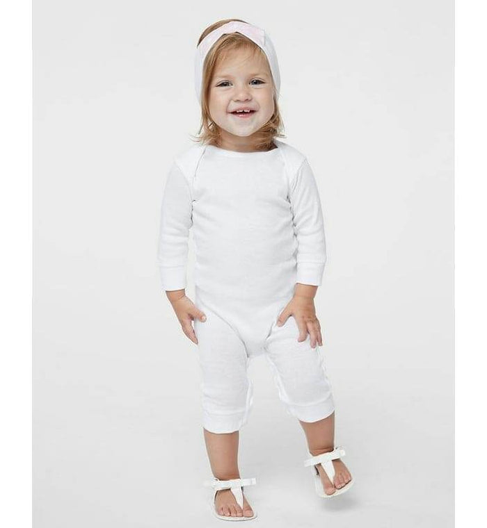 Boody Baby Bodysuit Long Sleeve 0 to 3 Months Natural White - Life Pharmacy Orewa