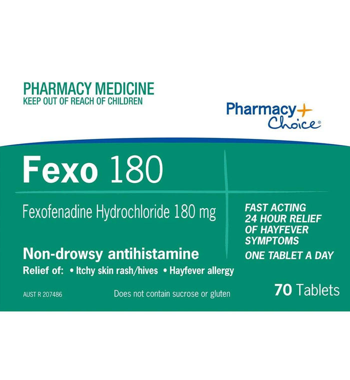Pharmacy Essentials Fexofenadine 180Mg 70 Tabs - Life Pharmacy Orewa