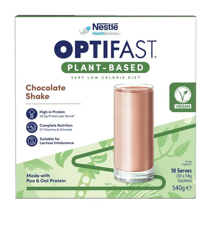 Optifast VLCD Plant Based Shake Chocolate 10 x 54g