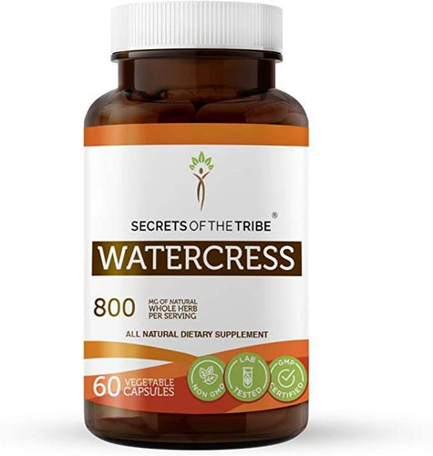 Watercress 60 Capsules, 800 Mg - Secrets Of The Tribe - Life Pharmacy Orewa
