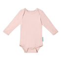 Boody Baby Long Sleeve Romper 0-3 Months Dusty Pink - Life Pharmacy Orewa