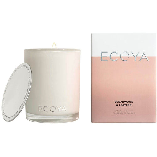 Ecoya Cedarwood & Leather Candle 400G - Life Pharmacy Orewa