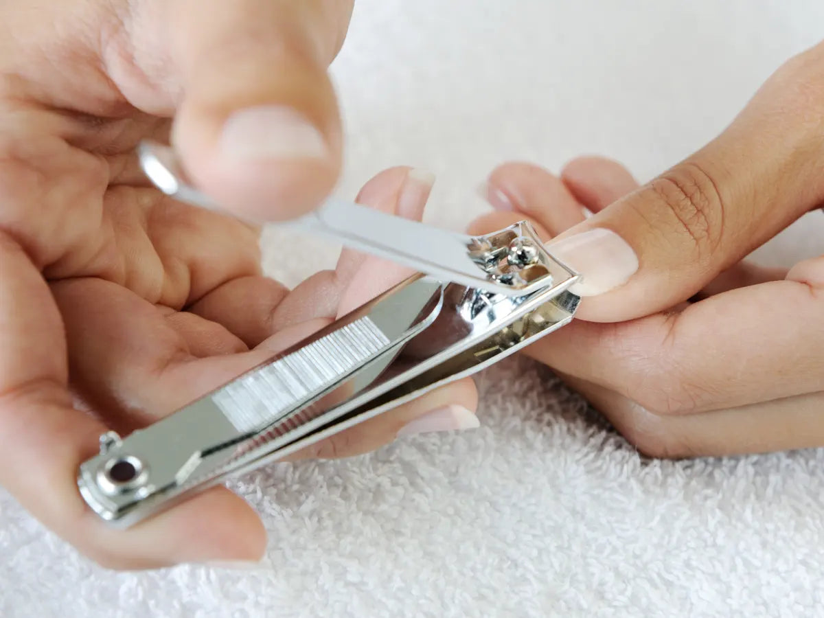 First steps of cutting your nails