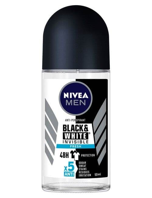 Nivea Men Inv B & W Fresh Roll On 50ml - Life Pharmacy Orewa