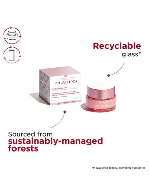 Clarins Multiactive Nuit Night Cream - Dry Skin 50ml - Life Pharmacy Orewa
