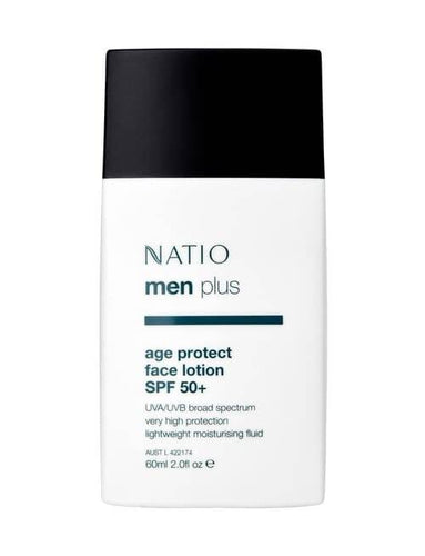 NATIO MEN + AGE PROTECT SPF50 FACE - Life Pharmacy Orewa