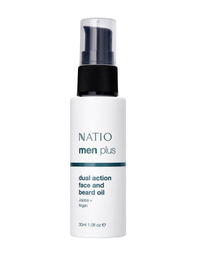NATIO MEN + DUAL ACTION FACE&BEARD OIL - Life Pharmacy Orewa