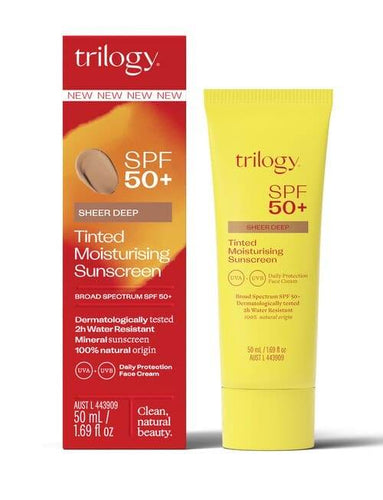 Tril Spf50 Sheer Tint Moist Sunscr Deep - Life Pharmacy Orewa