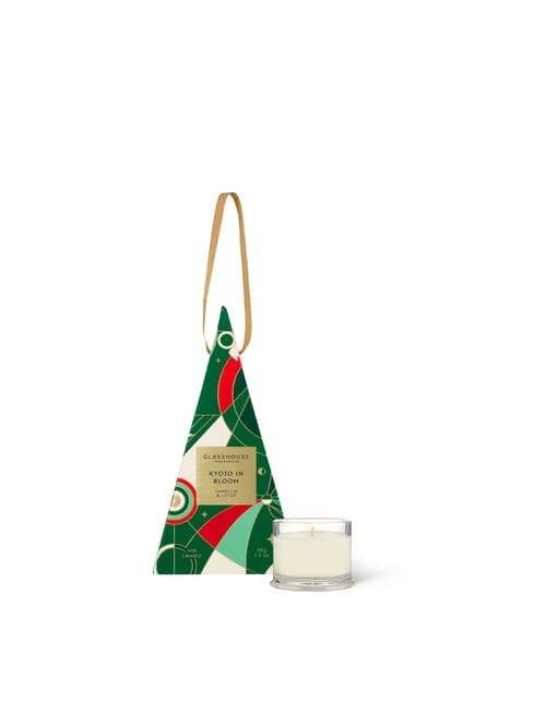 GlassHouse 30G Christmas Bauble Candle Kyoto In Bloom - Life Pharmacy Orewa
