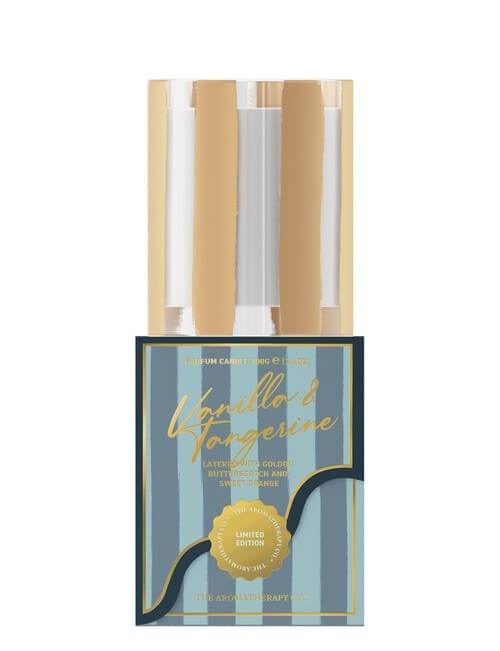 Aromatherapy Company Festive 100G Candle Vanilla & Tangerine - Life Pharmacy Orewa