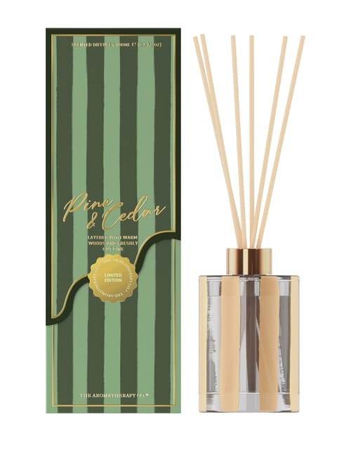 Aromatherapy Company Festive 100Ml Diff Pine & Cedar - Life Pharmacy Orewa