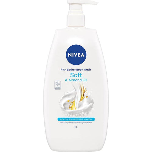 Nivea Shower RichMoisture Soft 1L - Life Pharmacy Orewa