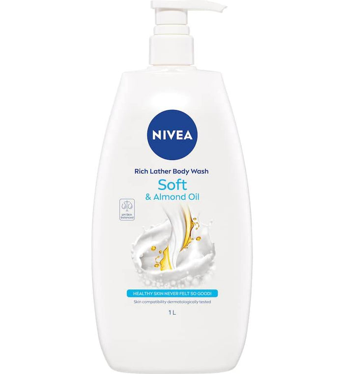 Nivea Shower RichMoisture Soft 1L - Life Pharmacy Orewa