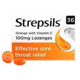 Strepsils Orange Loz 36 - Life Pharmacy Orewa