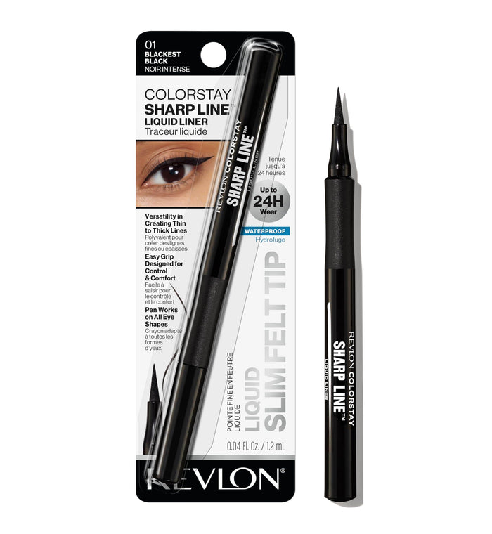 Revlon Colorstay Sharp Line Liq Liner Blackest Black - Life Pharmacy Orewa