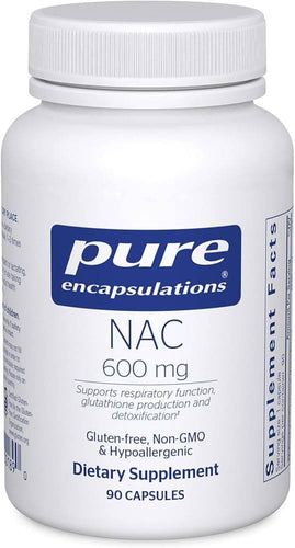 Pure Encapsulations NAC 600Mg Capsules 90's (N-Acetyl-L-Cysteine) - Life Pharmacy Orewa