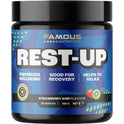 Famous Nutrition Rest Up Strawberry Kiwi 160G - Life Pharmacy Orewa