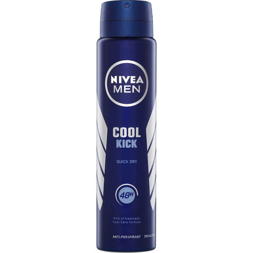 Nivea DeodMensCoolKickAer 250ml A2.1 - Life Pharmacy Orewa
