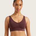 Boody  Padded Crop Bra Mulberry Medium