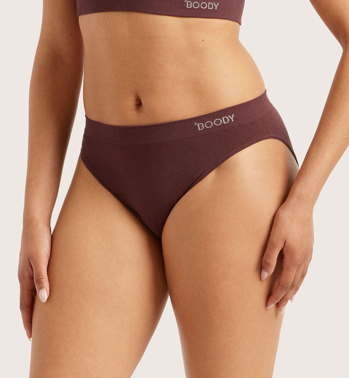 Boody  Classic Bikini - Mulberry Small