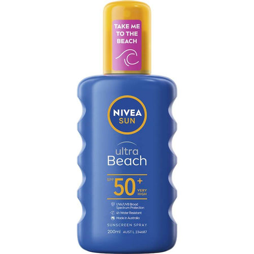 Nivea Sun Ultra Beach Spray Spf50+200Ml - Life Pharmacy Orewa