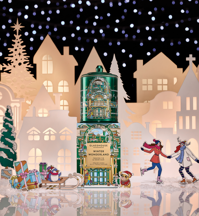 Glasshouse Fragrances Winter Wonderland Candle 380g