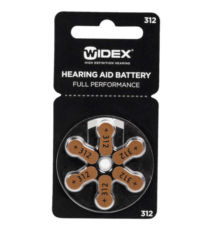 Hearing Aid Battery Size 312 Pack of 6 - Life Pharmacy Orewa