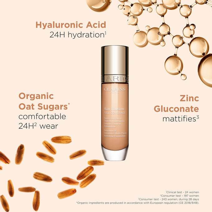 Clarins Skin Illusion Full Coverage Foundation 111N - Life Pharmacy Orewa