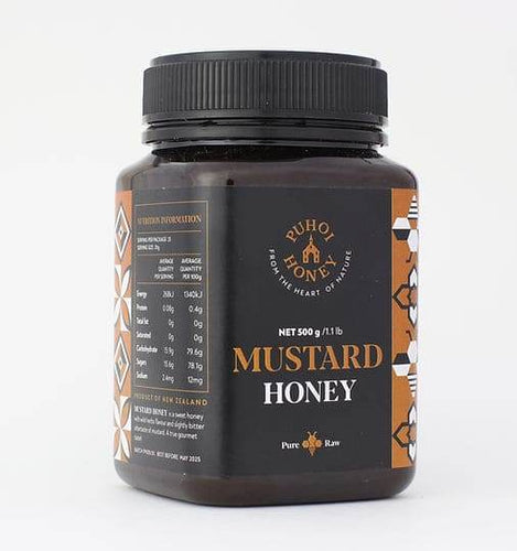 Puhoi Honey Mustard 250G Pack - Life Pharmacy Orewa