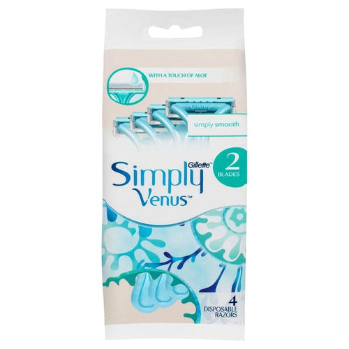 Gillette Simply Venus3 Disposables 4 Pk - Life Pharmacy Orewa